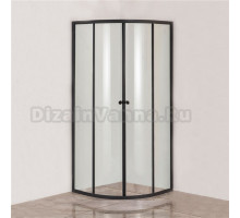 Душевой уголок DIWO Смоленск SM01-090TB/G 90х90, профиль черный
