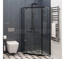 Душевой уголок Cerutti Spa ZP91B 90x90, профиль черный