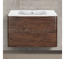 Тумба с раковиной Vincea Paola 80 темный дуб