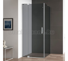 Душевой уголок Cezares Slider AH 1 90-90/100 Grigio Cr профиль хром, стекло серое