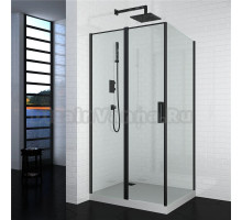 Душевой уголок Cerutti Spa Victoria 120B 120x90, профиль черный