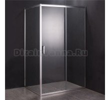 Душевой уголок DIWO Смоленск 140х80 см, профиль хром матовый