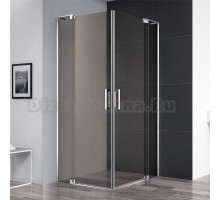 Душевой уголок Cezares Slider AH 2 90/100-100/110 BR Cr профиль хром, стекло бронза