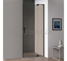 Душевая дверь в нишу Cezares Slider B 1 70/80 BR Nero профиль черный, стекло бронза