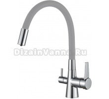 Смеситель для кухни Haiba HB76858-3 пепельный