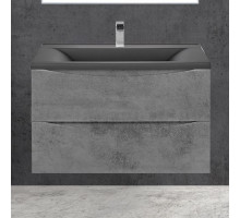 Тумба с раковиной Vincea Mia 80 бетон