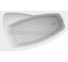 Акриловая ванна STWORKI Монтре 150x90 L, с каркасом