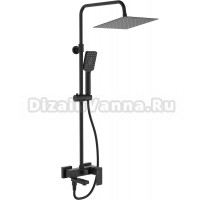 Душевая стойка Wasserkraft A27701 черная матовая