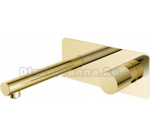 Смеситель для раковины Boheme Stick 125-GG.2 С ВНУТРЕННЕЙ ЧАСТЬЮ, gold, touch gold
