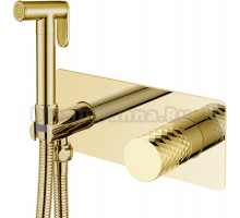 Гигиенический душ Boheme Stick 127-GG со смесителем, С ВНУТРЕННЕЙ ЧАСТЬЮ, gold, diamond gold