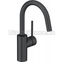 Смеситель для раковины Kludi Bozz 380283976 черный матовый