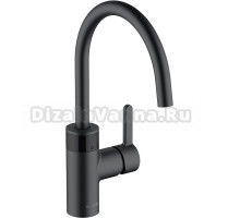 Смеситель для кухни Kludi E-GO 422106675 черный матовый