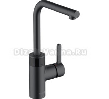 Смеситель для кухни Kludi E-GO 422306675 черный матовый