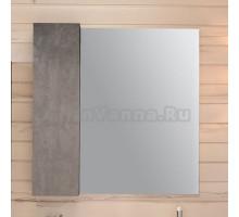 Зеркало Emmy Стоун 60 L, серый бетон