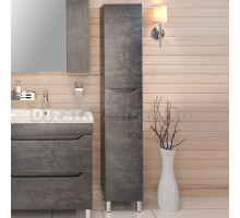 Шкаф-пенал Emmy Стоун R, серый бетон