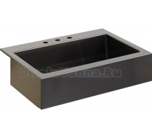 Мойка кухонная Domaci Сиена 50186-110 чёрная матовая