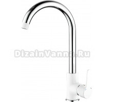 Смеситель для кухни Ledeme L4003W белый