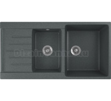 Мойка кухонная Domaci Бьелла DMC-98K-343 антрацит