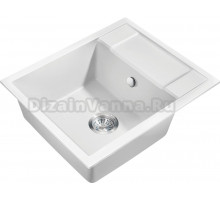 Мойка кухонная Milacio Navarra Cuarzo 60 MC.77072 белая