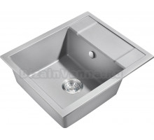 Мойка кухонная Milacio Navarra Cuarzo 60 MC.77073 серый металлик