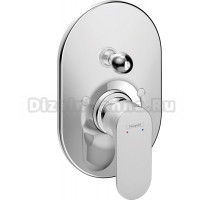 Смеситель для ванны с душем Hansgrohe Rebris S 72448000 С ВНУТРЕННЕЙ ЧАСТЬЮ, хром