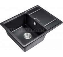 Мойка кухонная Milacio Navarra Cuarzo 65 MC.77061 черная матовая