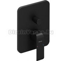 Смеситель для душа Ravak Flat X070179 черный матовый