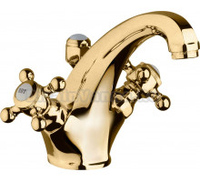 Смеситель для раковины Kludi 1926 510104520 позолоченный, 23 кар