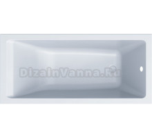 Акриловая ванна STWORKI Карлстад 150x70, с каркасом и сливом-переливом