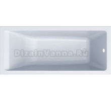 Акриловая ванна STWORKI Карлстад 160x70, с каркасом и сливом-переливом