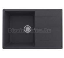 Мойка кухонная Domaci Солерно DP 750-08 космос