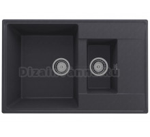 Мойка кухонная Domaci Солерно DP 780 1,5 K-08 космос