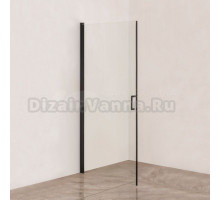 Душевая дверь в нишу DIWO Кострома KS05-100TB 100 см, профиль черный