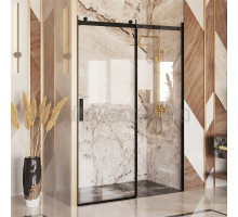Душевая дверь в нишу Ambassador Benefit 19021205HB 160 см, профиль черный, стекло прозрачное