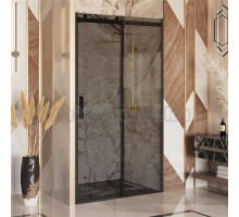 Душевая дверь в нишу Ambassador Benefit 19022201HBB 120 см, профиль черный, стекло тонированное