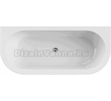 Акриловая ванна Cezares Slim SLIM WALL-180-80-60-W37-SET 180x80