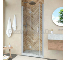 Душевая дверь в нишу Vegas Glass GPS Novo 85 07 01 L профиль матовый хром