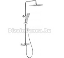 Душевая стойка Vincea Next VSFS-1N1TCH с термостатом, хром