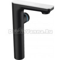 Термостатический смеситель Berges Morans 076004 цифровая индикация температуры воды, черный матовый