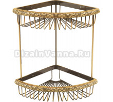 Полка Lemark Jasmine LM6682B бронза