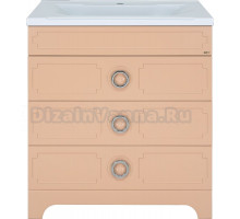 Тумба с раковиной Misty Лейла 60 песочная