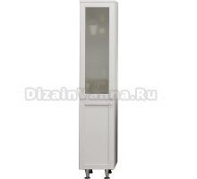 Шкаф-пенал Misty Латте 35 L, белая эмаль