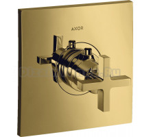 Термостатический смеситель Axor Citterio HighFlow 39716990 для душа, полированное золото