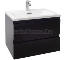 Тумба с раковиной Jacob Delafon Madeleine 60 черная матовая
