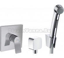 Гигиенический душ Hansgrohe 32128000 со смесителем 75615000