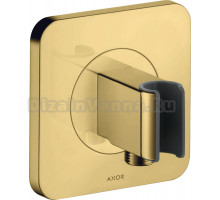 Шланговое подключение Axor Citterio E 36724990 с держателем для душа, полированное золото