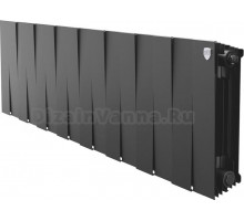 Радиатор биметаллический Royal Thermo Piano Forte 300 noir sable, 16 секций