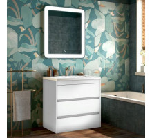 Мебель для ванной Art&Max Family 75, напольная, Bianco Lucido