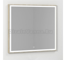Зеркало Vod-Ok Лайт 90 ореховый дубослив, с подсветкой