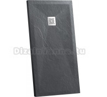 Поддон для душа Vincea VST-4SR8010A 100x80 антрацит